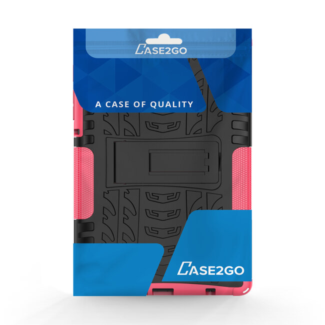 Case2go - Tablet Hoes geschikt voor Samsung Galaxy Tab A8 (2021) - 10.5 inch -Schokbestendige Back Cover -  Magenta