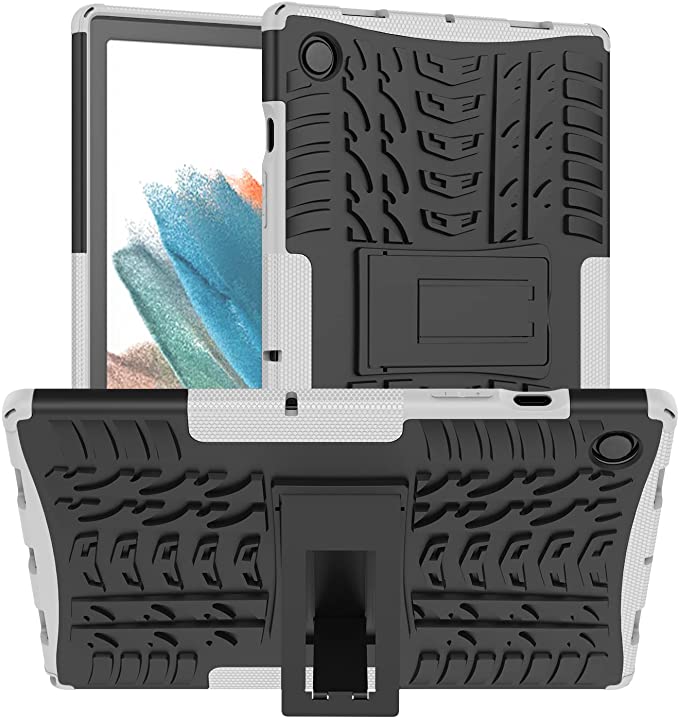 Case2go - Tablet Hoes geschikt voor Samsung Galaxy Tab A8 (2021) - 10.5 inch -Schokbestendige Back Cover - Wit afbeelding