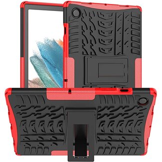 Case2go Case2go - Tablet Hoes geschikt voor Samsung Galaxy Tab A8 (2021) - 10.5 inch -Schokbestendige Back Cover - Rood