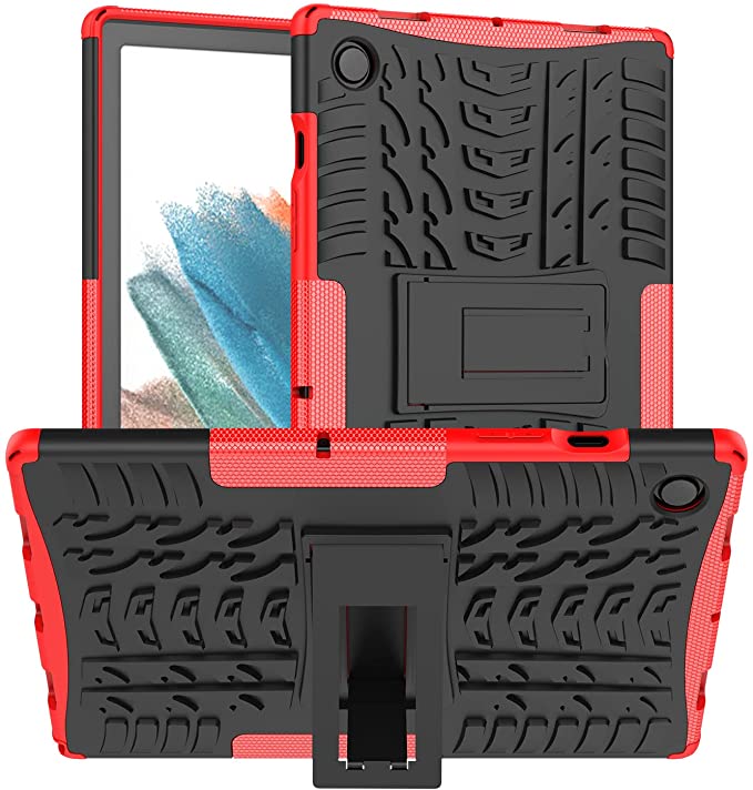 Case2go - Tablet Hoes geschikt voor Samsung Galaxy Tab A8 (2021) - 10.5 inch -Schokbestendige Back Cover - Rood afbeelding