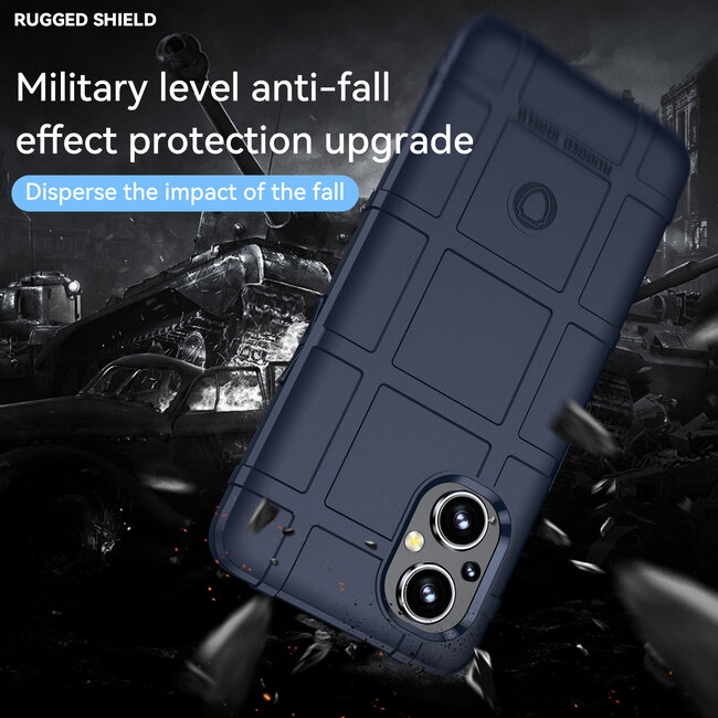 Hoesje geschikt voor OnePlus Nord N20 5G - Beschermende hoes - Back Cover - TPU Case - Blauw