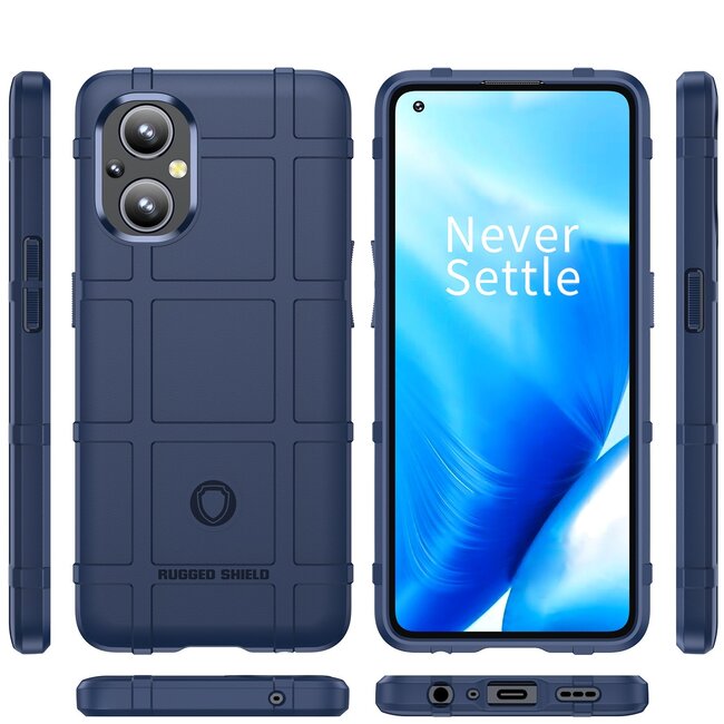 Hoesje geschikt voor OnePlus Nord N20 5G - Beschermende hoes - Back Cover - TPU Case - Blauw