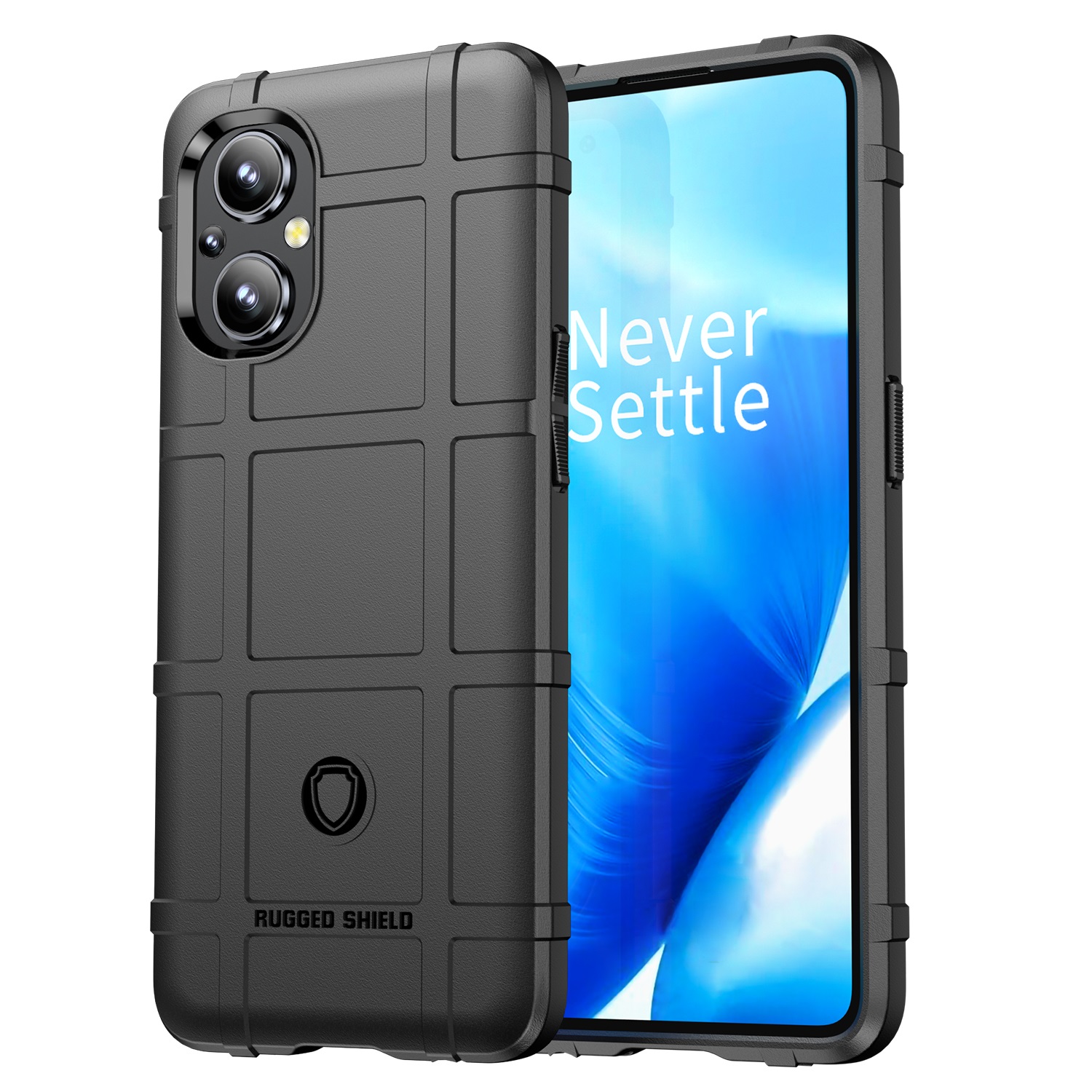 Hoesje voor OnePlus Nord N20 5G - Beschermende hoes - Back Cover - TPU Case - Zwart afbeelding