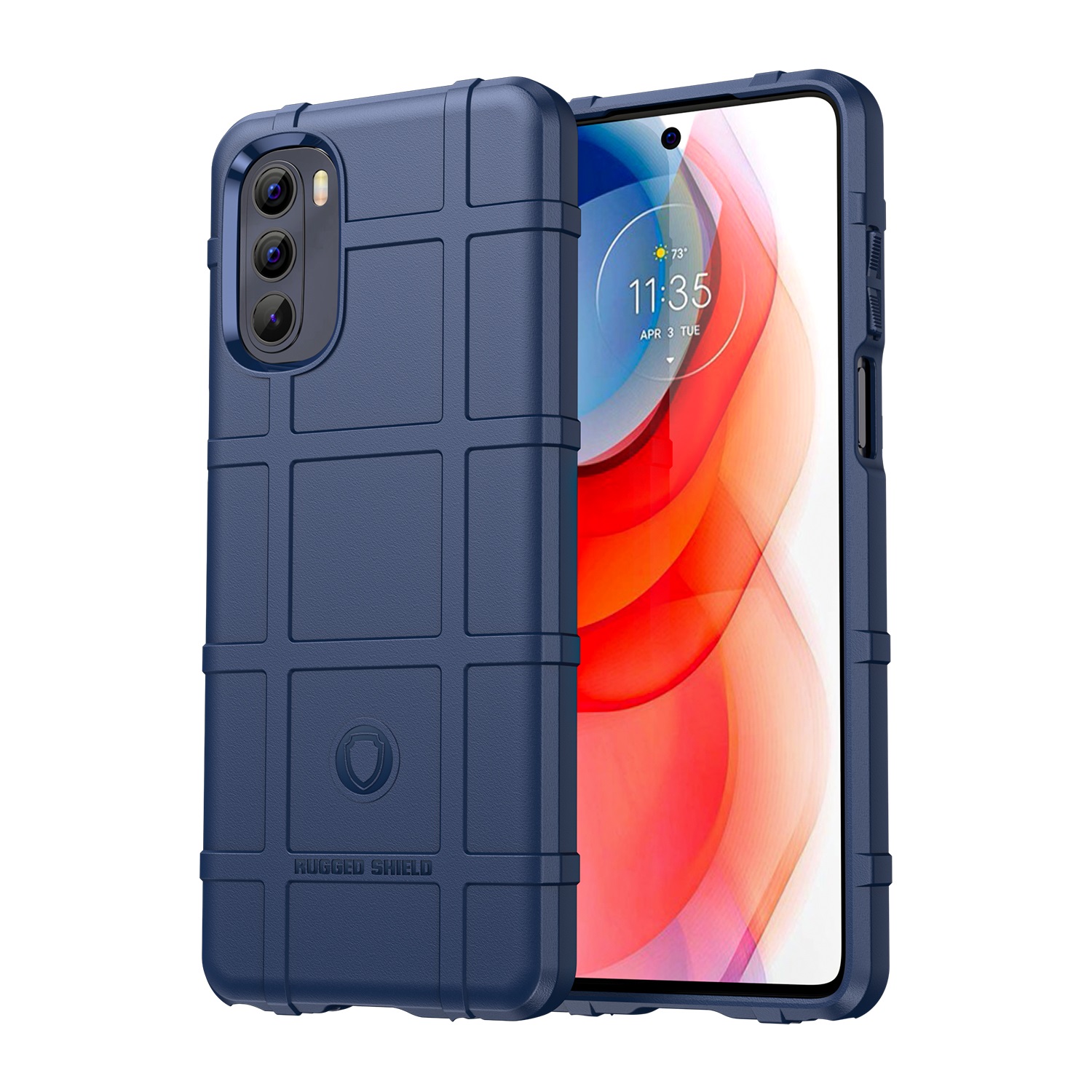 Hoesje voor Motorola Moto G Stylus 5G - Beschermende hoes - Back Cover - TPU Case - Blauw afbeelding