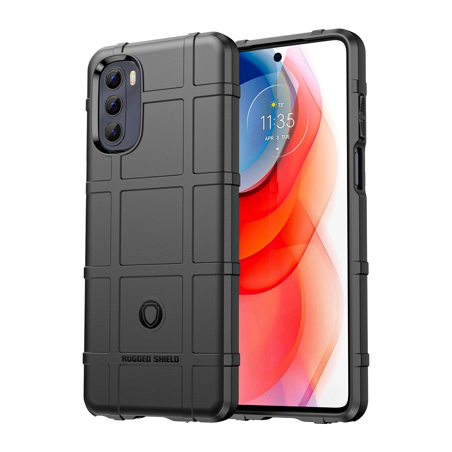 Hoesje voor Motorola Moto G Stylus 5G - Beschermende hoes - Back Cover - TPU Case - Zwart afbeelding