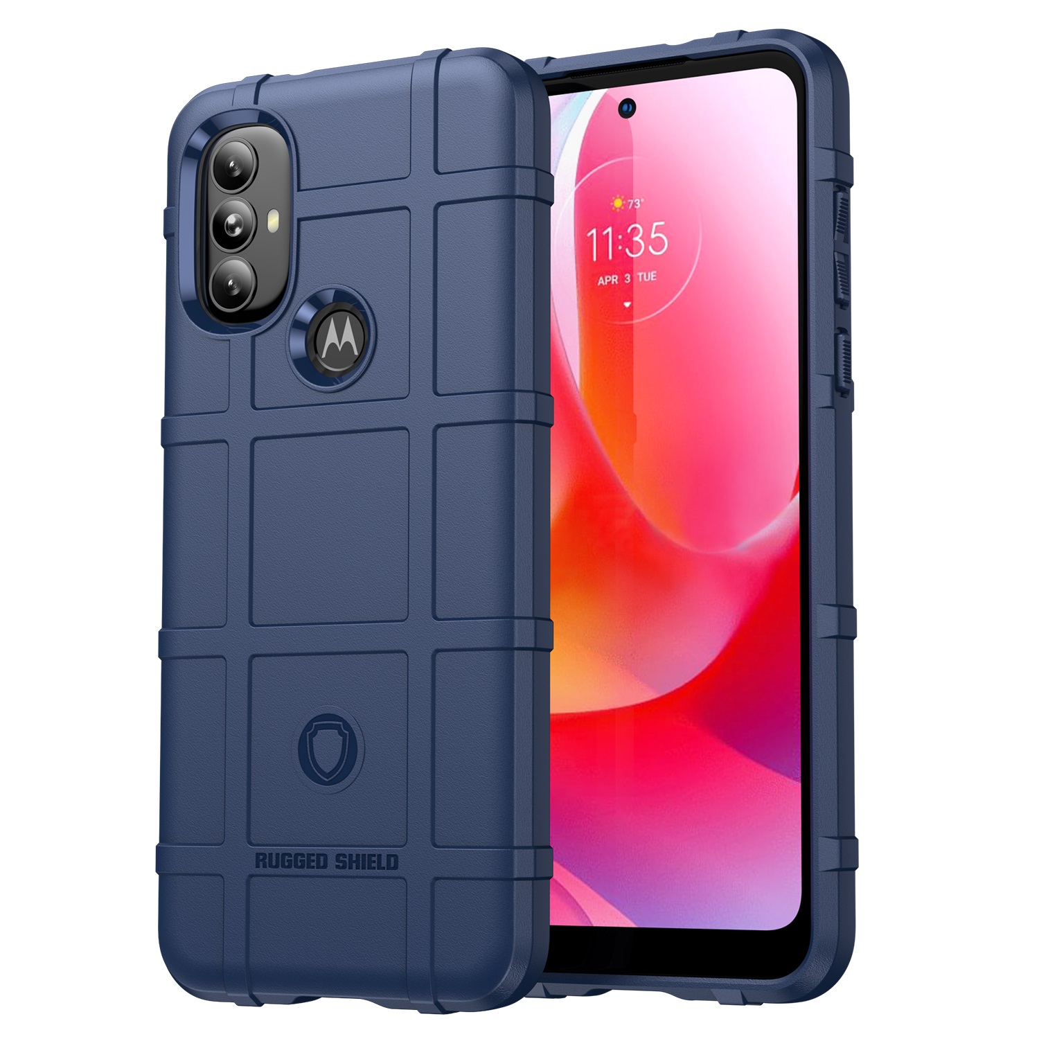 Hoesje voor Motorola Moto G Power 5G - Beschermende hoes - Back Cover - TPU Case - Blauw afbeelding