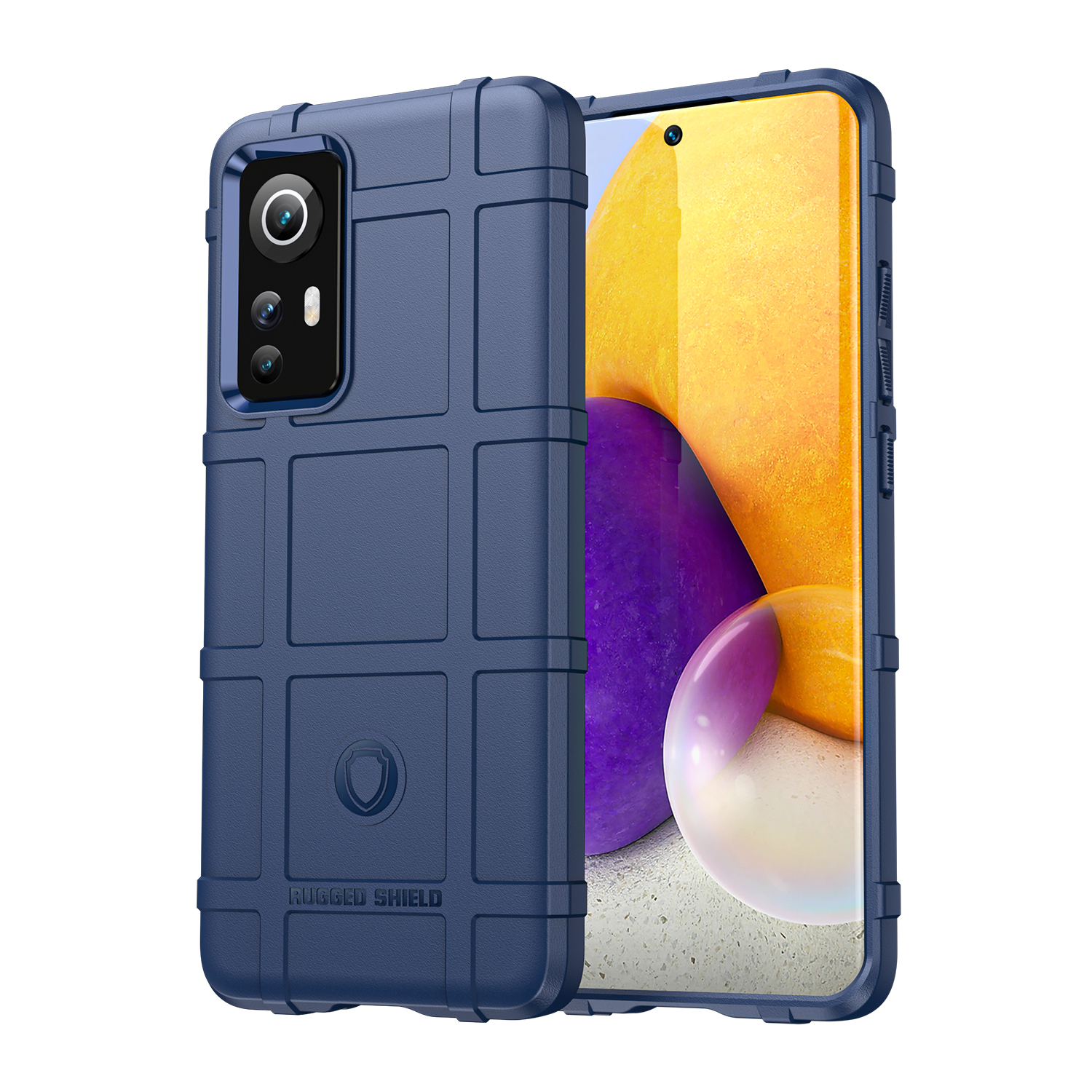 Hoesje voor Xiaomi 12 Pro - Beschermende hoes - Back Cover - TPU Case - Blauw afbeelding