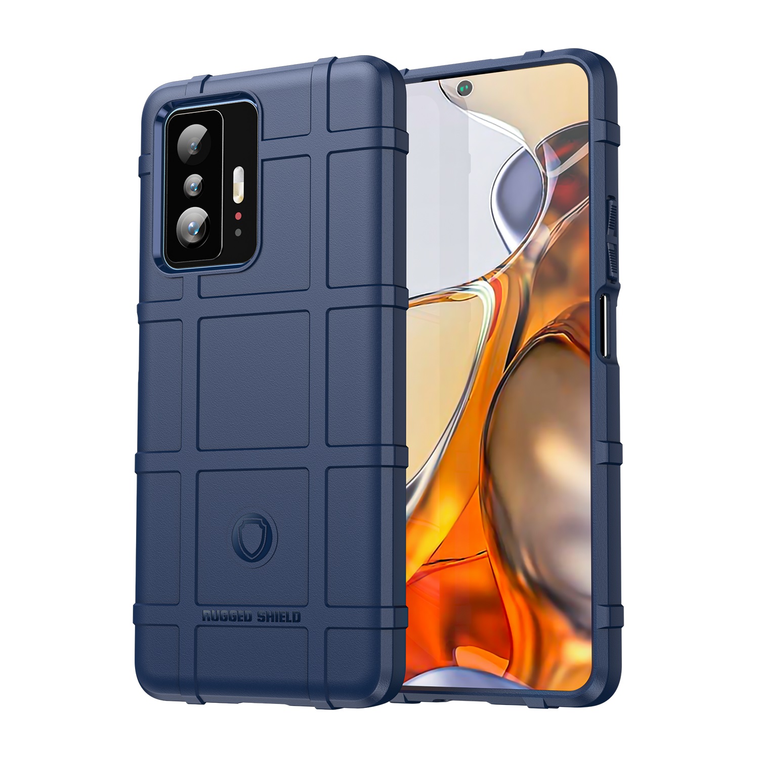 Hoesje voor Xiaomi 11T - Beschermende hoes - Back Cover - TPU Case - Blauw afbeelding
