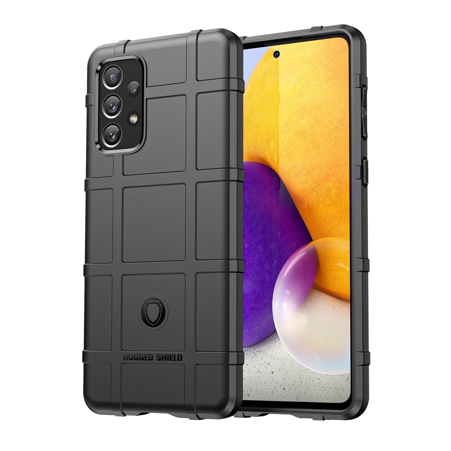 Hoesje voor Samsung Galaxy A73 5G - Beschermende hoes - Back Cover - TPU Case - Zwart afbeelding