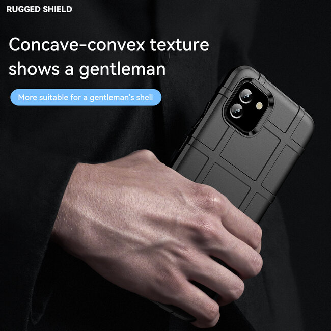 Hoesje voor Samsung Galaxy A03 - Beschermende hoes - Back Cover - TPU Case - Zwart