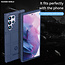 Hoesje voor Samsung Galaxy S22 Ultra 5G - Beschermende hoes - Back Cover - TPU Case - Blauw
