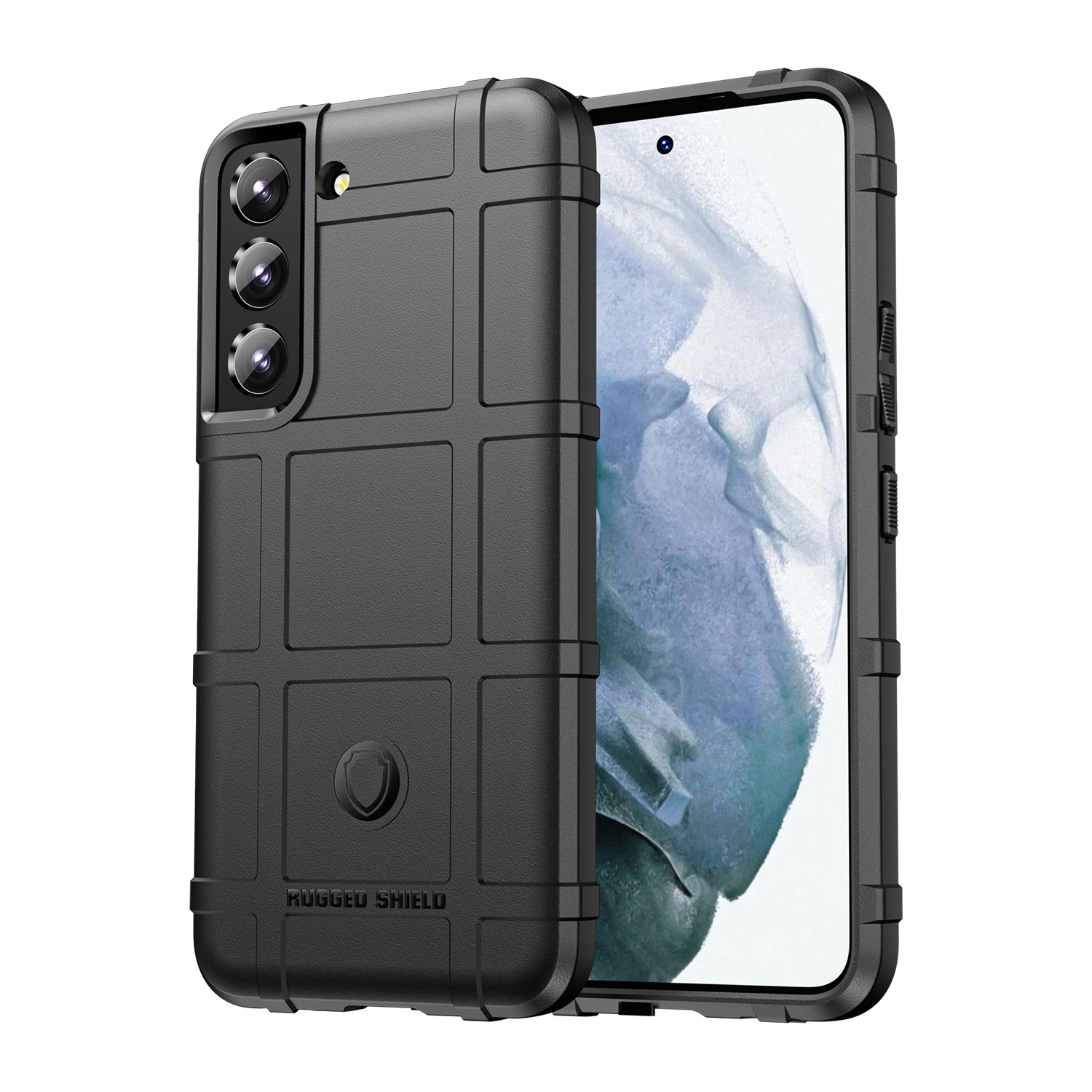 Hoesje voor Samsung Galaxy S22 Plus 5G - Beschermende hoes - Back Cover - TPU Case - Zwart afbeelding