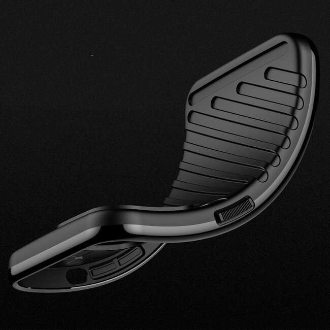 Hoesje geschikt voor Motorola Moto G Stylus 5G - Back cover - Flexibel TPU - Schokbestendig - Zwart