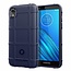 Case2go Hoesje voor Motorola Moto E6 - Beschermende hoes - Back Cover - TPU Case - Blauw