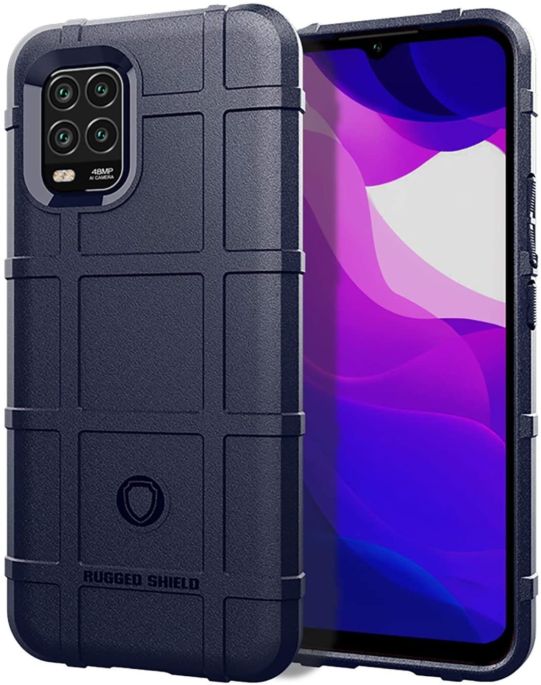 Hoesje voor Xiaomi Mi 10 Lite - Beschermende hoes - Back Cover - TPU Case - Blauw afbeelding