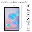 Tablet screenprotector geschikt voor Samsung Galaxy Tab S7 Plus - Case-friendly screenprotector - 2 stuks - Tempered Glass - Transparant