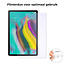 Tablet screenprotector geschikt voor Samsung Galaxy Tab S5e - Case-friendly screenprotector - 2 stuks - Tempered Glass - Transparant