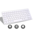 Mini Draadloos Toetsenbord - Oplaadbaar Bluetooth Keyboard - Wit