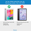 Case2go - Tablet hoes geschikt voor Samsung Galaxy Tab A 8.0 (2019) - Tri-Fold Book Case met Transparante Back Cover en Pencil Houder - Rood/Zwart