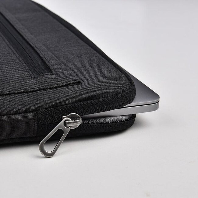 Wiwu - Laptoptas- Pioneer laptop en Macbook sleeve - Laptophoes- Laptop Sleeve - Laptop Sleeve- Laptop Tas- Laptophoes Waterafstotend -15.4 inch - Zwart