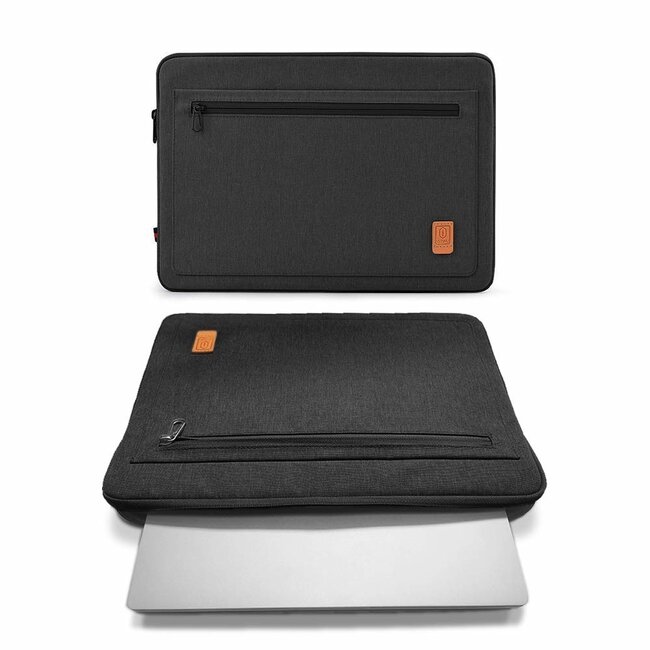 Wiwu - Laptoptas- Pioneer laptop en Macbook sleeve - Laptophoes- Laptop Sleeve - Laptop Sleeve- Laptop Tas- Laptophoes Waterafstotend -15.4 inch - Zwart