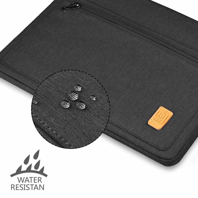 Wiwu - Laptoptas- Pioneer laptop en Macbook sleeve - Laptophoes- Laptop Sleeve - Laptop Sleeve- Laptop Tas- Laptophoes Waterafstotend -15.4 inch - Zwart