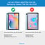 Tablet screenprotector geschikt voor Samsung Galaxy Tab S6 Lite (2024) / Samsung Galaxy Tab S6 Lite - Case-friendly screenprotector - 2 stuks - Tempered Glass - Transparant
