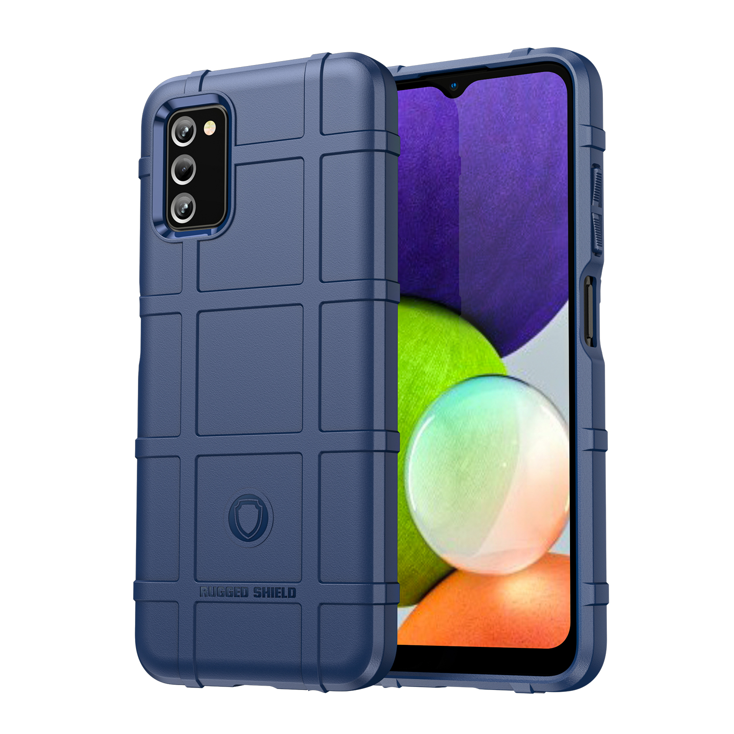 Hoesje voor Samsung Galaxy A03s - Beschermende hoes - Back Cover - TPU Case - Blauw afbeelding