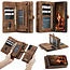 CaseMe - Telefoonhoesje geschikt voor Samsung Galaxy S22 5G - 2 in 1 Book Case en Back Cover - Bruin