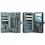 CaseMe - Telefoonhoesje geschikt voor Samsung Galaxy S22 5G - 2 in 1 Book Case en Back Cover - Blauw