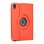 Case2go Case2go - Tablet hoes geschikt voor iPad Mini 6 (2021) - 8.3 Inch - Draaibare Book Case Cover - Oranje