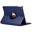 Case2go - Tablet hoes geschikt voor iPad 9.7 inch (2017/2018) - draaibare book case - Donker Blauw