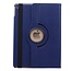 Case2go - Tablet hoes geschikt voor iPad 9.7 inch (2017/2018) - draaibare book case - Donker Blauw