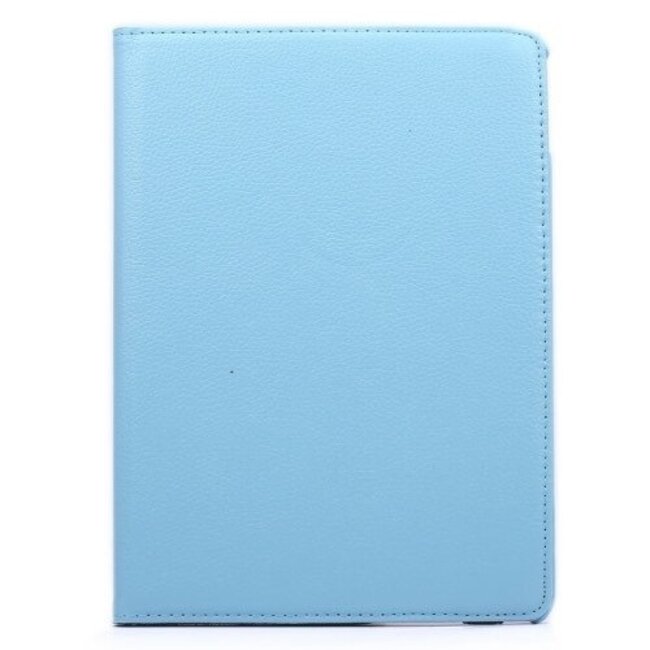 Case2go - Tablet hoes geschikt voor iPad 9.7 inch (2017/2018) - draaibare book case - Licht Blauw