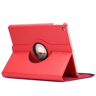 Case2go Tablet hoes geschikt voor iPad 9.7 - draaibare book case - Rood