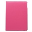 Case2go - Tablet hoes geschikt voor iPad 9.7 inch (2017/2018) - draaibare book case - Magenta