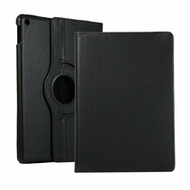 Case2go - Tablet hoes geschikt voor iPad 10.2 Inch 2021 / 2020 / 2019 - Draaibare Book Case Cover - Zwart