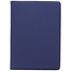 Case2go - Tablet hoes geschikt voor iPad 10.2 Inch 2021 / 2020 / 2019 - Draaibare Book Case Cover - Donker Blauw