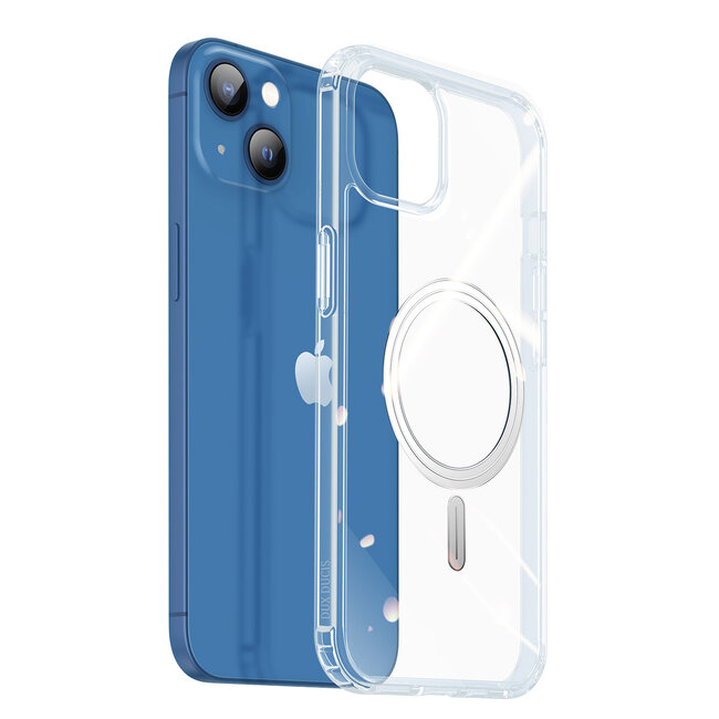 Telefoon hoesje geschikt voor iPhone 13 Mini - Met Magsafe Magneet -  Clin series - TPU Back Cover - Transparant