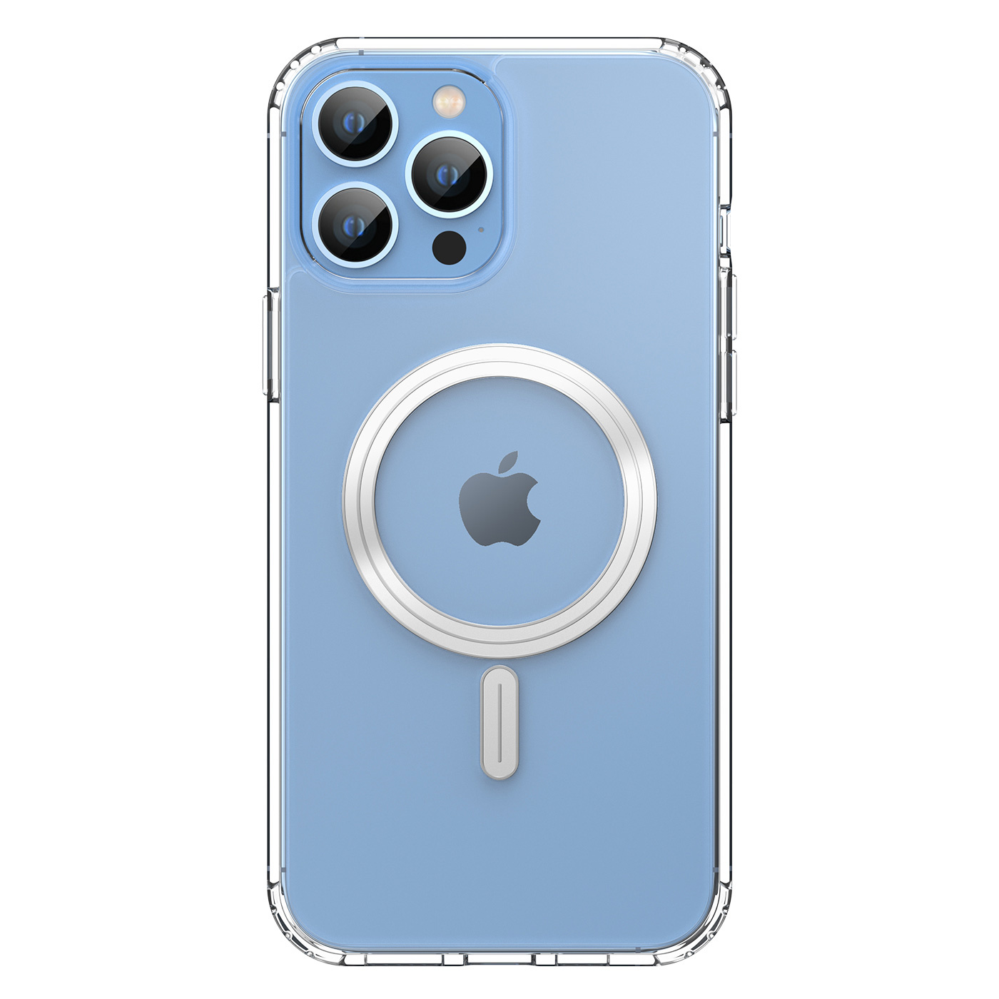 Kustlijn zoom Artefact Telefoon hoesje geschikt voor iPhone 13 Mini - Met Magsafe Magneet - Clin  series - TPU Back Cover - Transparant | Case2go.nl