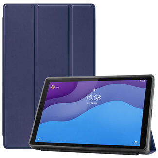 Case2go Tablet hoes geschikt voor Lenovo Tab M10 - 10.1 inch - TB-X306f - Book Case met TPU cover - Donker Blauw