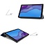 Tablet hoes geschikt voor Lenovo Tab M10 - 10.1 inch - TB-X306f - Book Case met TPU cover - Donker Blauw