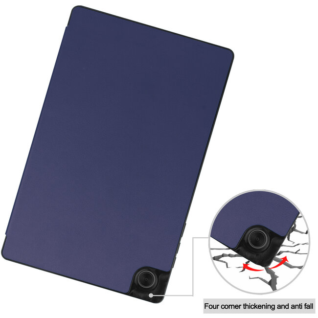 Tablet hoes geschikt voor Lenovo Tab M10 - 10.1 inch - TB-X306f - Book Case met TPU cover - Donker Blauw