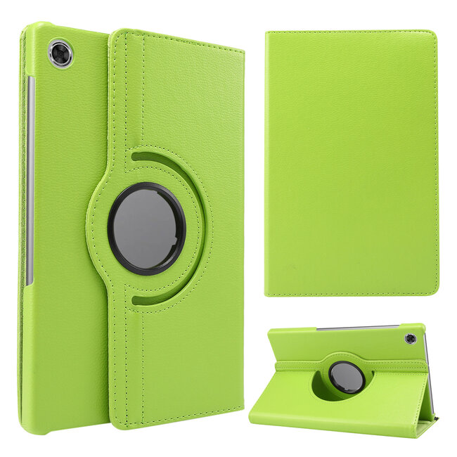 Tablet hoes geschikt voor Lenovo Tab M10 Plus (2de generatie) - Draaibare Book Case Cover - 10.3 inch (TB-X606) - Groen