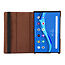 Tablet hoes geschikt voor Lenovo Tab M10 Plus (2de generatie) - Draaibare Book Case Cover - 10.3 inch (TB-X606) - Bruin