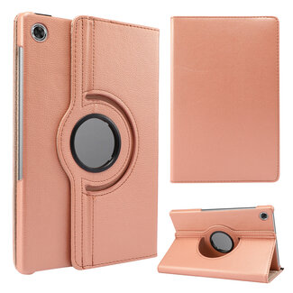 Case2go Tablet hoes geschikt voor Lenovo Tab M10 Plus (2de generatie) - Draaibare Book Case Cover - 10.3 inch (TB-X606) - Rose Goud