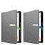 Case2go - Hoes geschikt voor Samsung Galaxy Tab S7 Plus (2020) - PU Leer Folio Book Case - Grijs