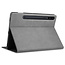 Case2go - Hoes geschikt voor Samsung Galaxy Tab S7 Plus (2020) - PU Leer Folio Book Case - Grijs