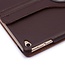 Case2go - Tablet hoes geschikt voor iPad 9.7 inch (2017/2018) - draaibare book case - Bruin