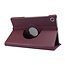 Case2go - Tablet hoes geschikt voor Lenovo Tab M10 HD - 2e Generatie - Draaibare Book Case Cover + Screenprotector - 10.1 Inch - Paars